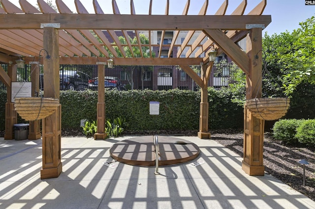 1320 Pulaski St Unit B207, Columbia, SC 29201 - view of patio with a pergola
