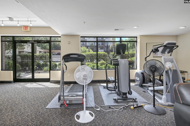 1320 Pulaski St Unit B207, Columbia, SC 29201 - gym with baseboards