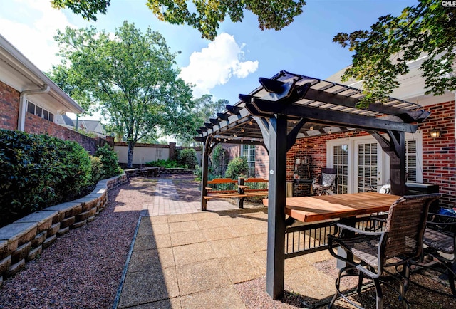 412 White Birch Cir, Columbia, SC 29223 - view of patio / terrace featuring a pergola, outdoor dining area, and fence