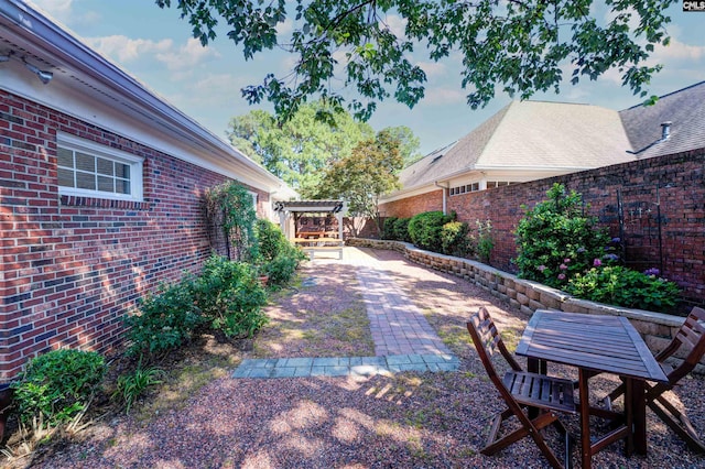 412 White Birch Cir, Columbia, SC 29223 - view of patio / terrace with a pergola and a fenced backyard