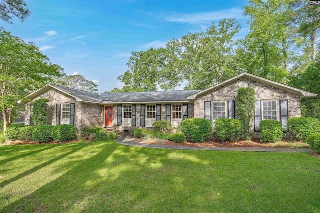 731 Trafalgar Dr, Columbia, SC 29210 - ranch-style house with brick siding and a front lawn