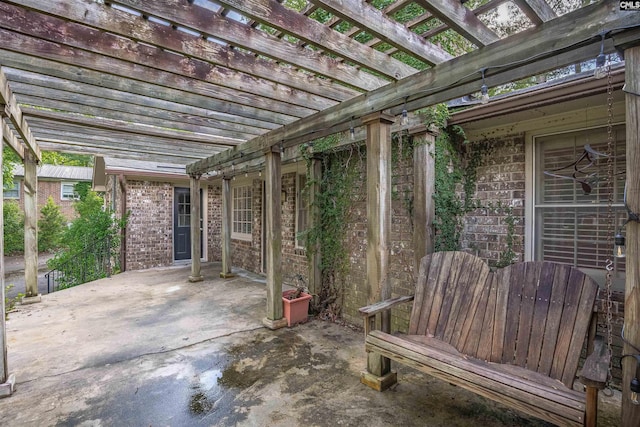 731 Trafalgar Dr, Columbia, SC 29210 - view of patio with a pergola