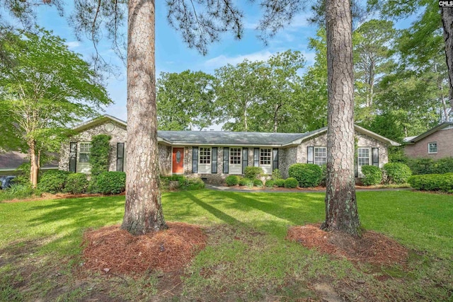 731 Trafalgar Dr, Columbia, SC 29210 - single story home with a front yard and brick siding