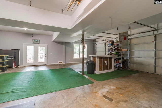 570 Wateree Key Ct, Winnsboro, SC 29180 - garage featuring french doors