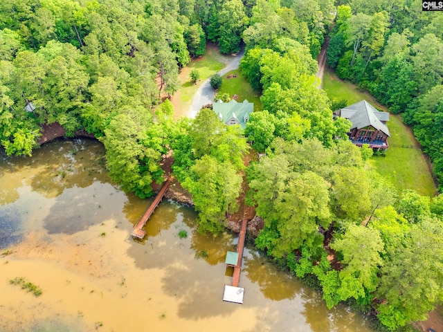 570 Wateree Key Ct, Winnsboro, SC 29180 - aerial view of a heavily wooded area