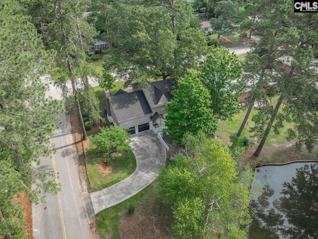 3102 Travis Ct, Columbia, SC 29204 - view from above of property with a nearby body of water