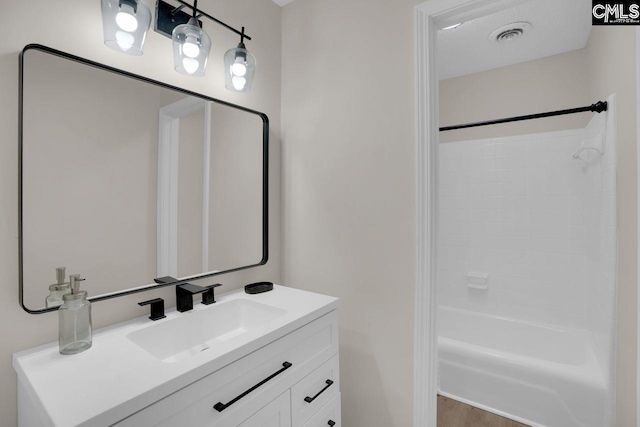3102 Travis Ct, Columbia, SC 29204 - bathroom featuring vanity and shower / washtub combination