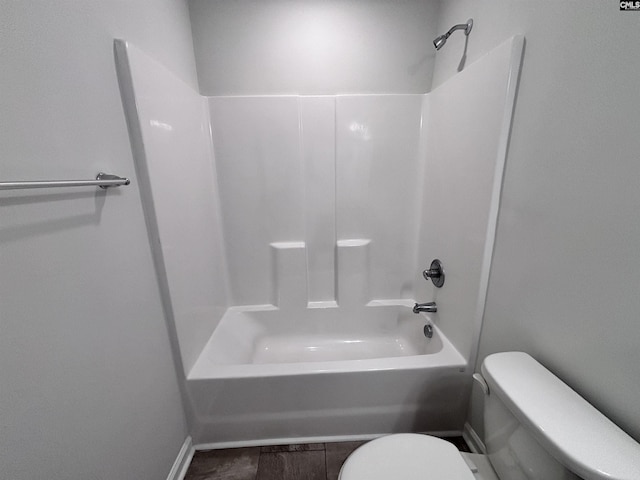 407 Eclipse Ln, Elgin, SC 29045 - full bathroom with toilet, baseboards, and washtub / shower combination