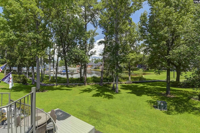 301 Harbor Heights Dr Unit 5D, Lexington, SC 29072 - view of green lawn with a water view