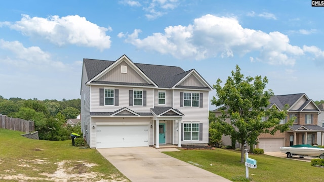 415 Mulberry Ridge Ct, Lexington, SC 29073 - view of front of home with driveway, a garage, and board and batten siding