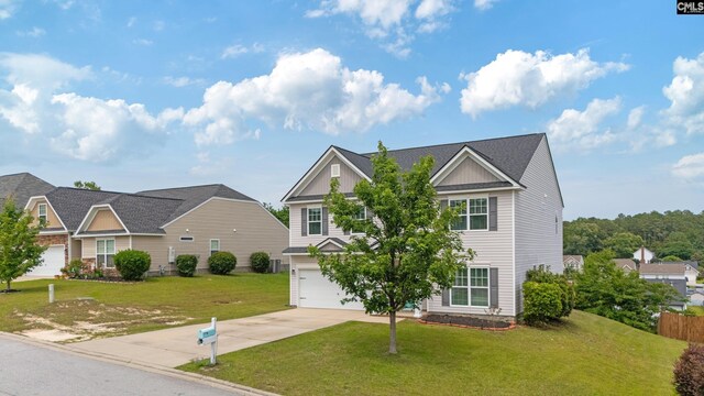 415 Mulberry Ridge Ct, Lexington, SC 29073 - view of front of house with a garage, driveway, and a front lawn