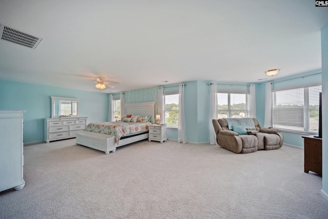 415 Mulberry Ridge Ct, Lexington, SC 29073 - carpeted bedroom featuring baseboards and ceiling fan