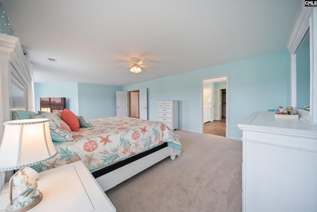 415 Mulberry Ridge Ct, Lexington, SC 29073 - bedroom featuring carpet floors, ceiling fan, and baseboards