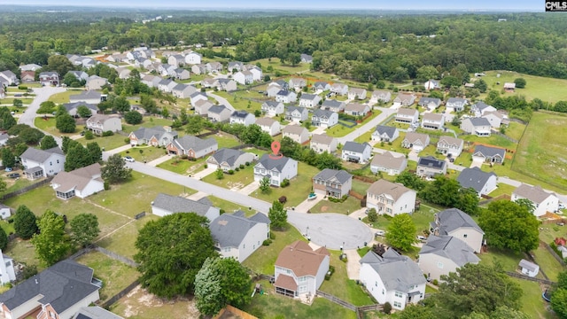 415 Mulberry Ridge Ct, Lexington, SC 29073 - aerial view of residential area with a heavily wooded area