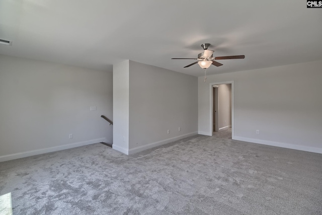 550 Edenwood Dr, Sumter, SC 29150 - carpeted spare room with a ceiling fan and baseboards