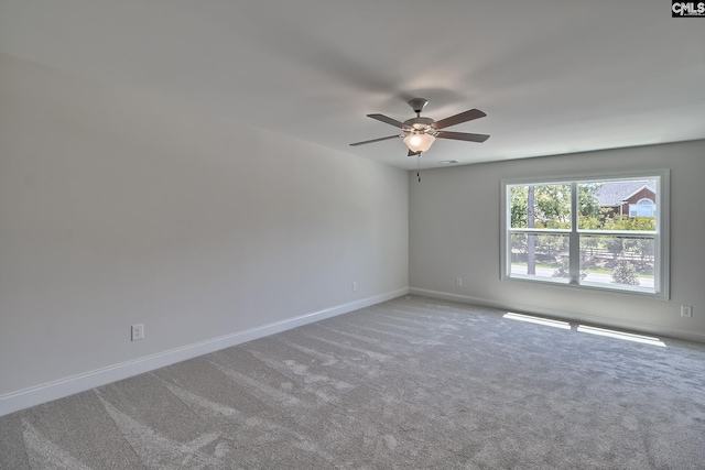 550 Edenwood Dr, Sumter, SC 29150 - carpeted empty room featuring ceiling fan and baseboards