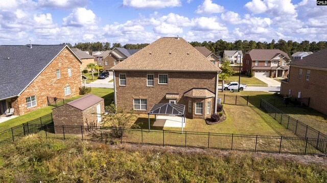 680 Curlew Cir, Sumter, SC 29150 - rear view of house featuring a residential view and brick siding