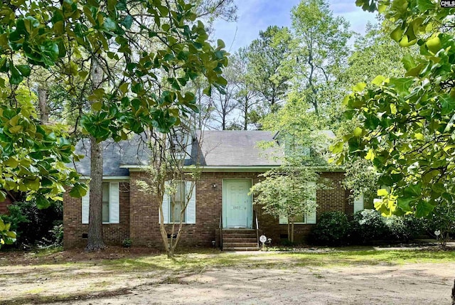 2937 Ulmer Rd, Columbia, SC 29209 - view of front of property with entry steps, brick siding, and a shingled roof