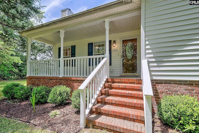 1240 Windmill Rd, Leesville, SC 29070 - view of exterior entry featuring covered porch