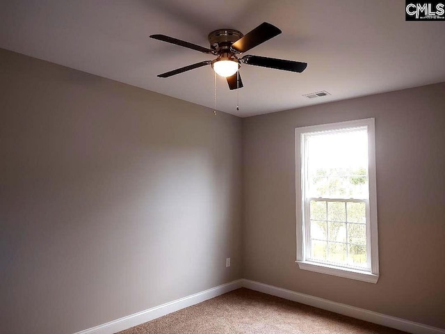 10 Saints Creek Pl, Irmo, SC 29063 - unfurnished room featuring baseboards, light colored carpet, and a ceiling fan