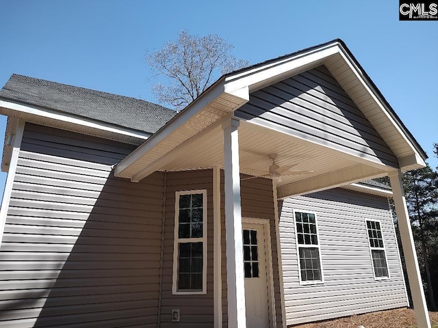 10 Saints Creek Pl, Irmo, SC 29063 - view of side of home with ceiling fan