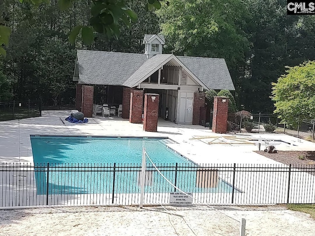 10 Saints Creek Pl, Irmo, SC 29063 - community pool featuring a patio area
