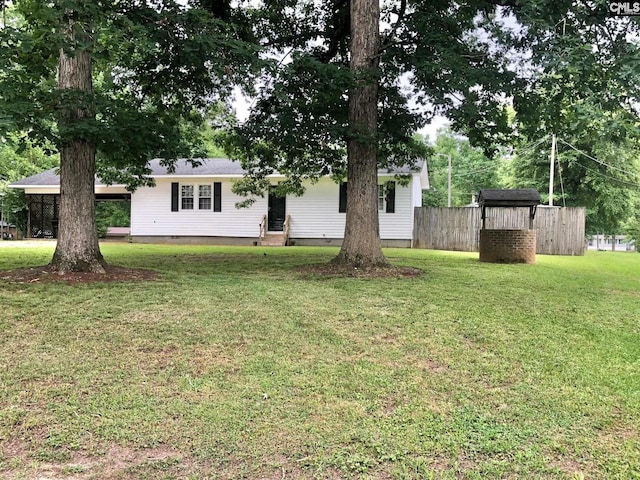 1171 Indian Creek Pt, Saluda, SC 29138 - view of yard