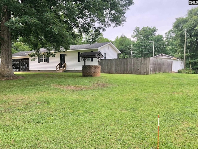 1171 Indian Creek Pt, Saluda, SC 29138 - view of yard featuring entry steps
