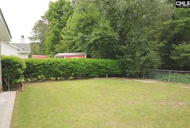 view of yard