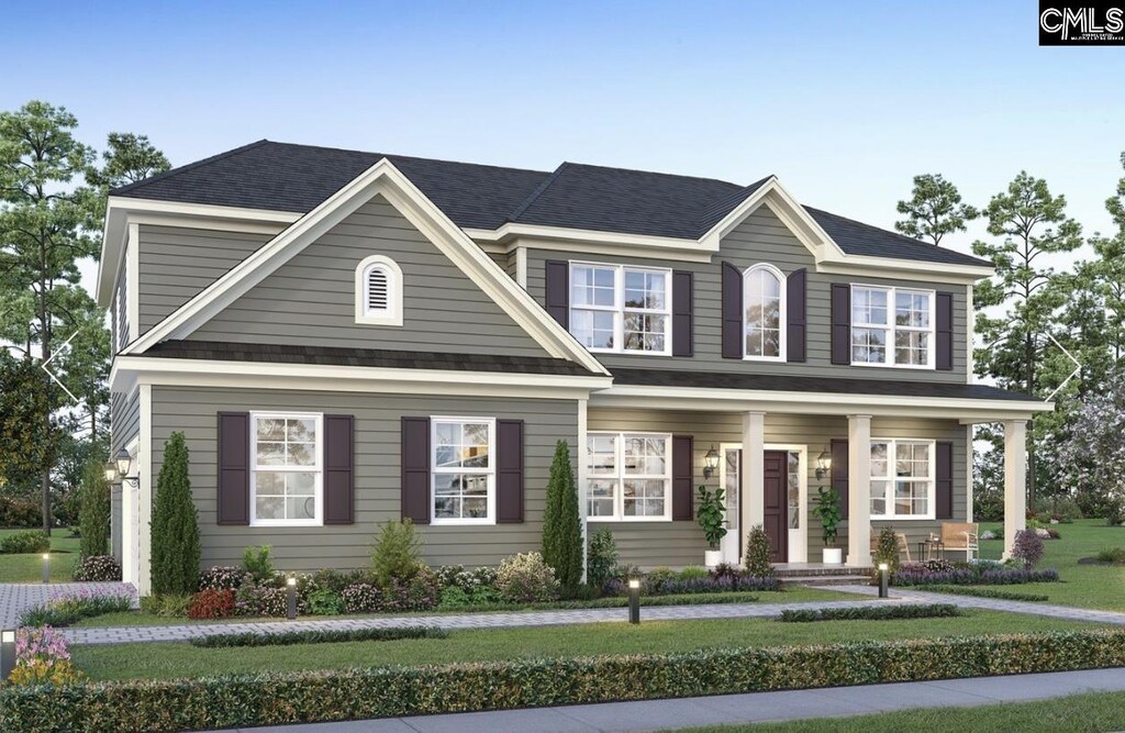 233 N Shore Dr, Prosperity, SC 29127 - view of front of property featuring a front yard, a porch, and a shingled roof