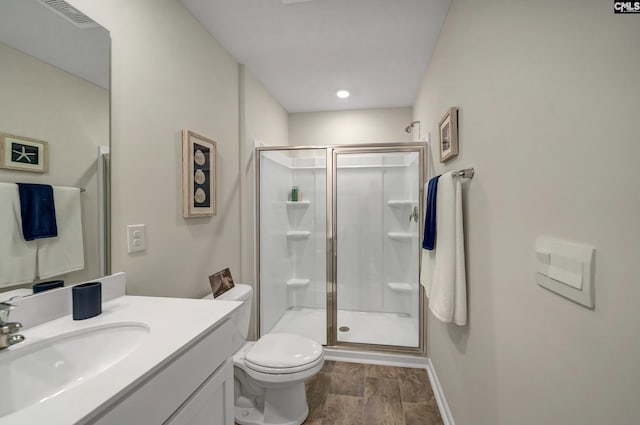 126A Willow Creek Blvd, Lugoff, SC 29078 - bathroom featuring a stall shower and vanity