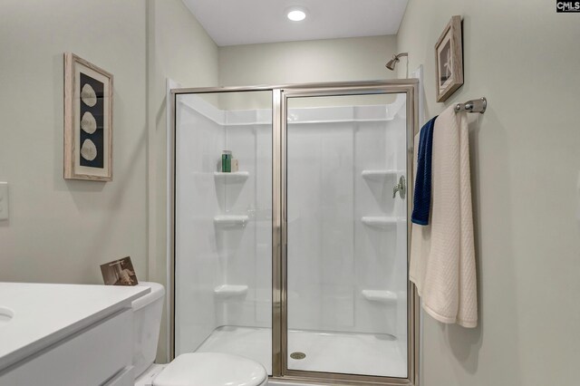126A Willow Creek Blvd, Lugoff, SC 29078 - bathroom with a shower stall and vanity