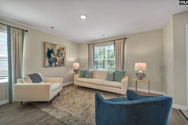 126A Willow Creek Blvd, Lugoff, SC 29078 - living room with baseboards and wood finished floors