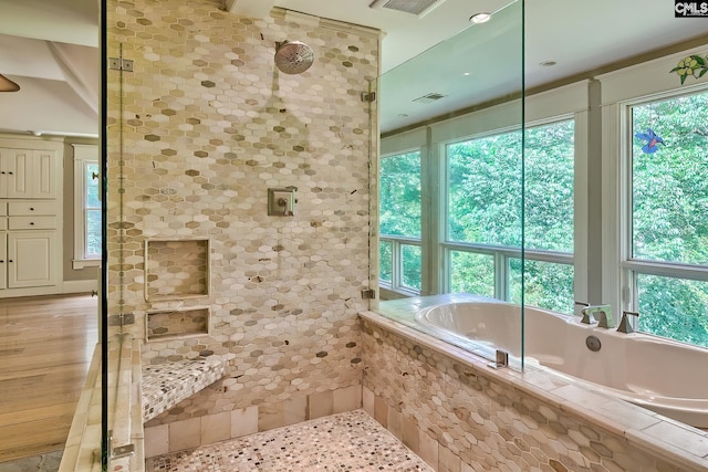 109 Broad Bluff Pt, Irmo, SC 29063 - full bath featuring a stall shower and a garden tub