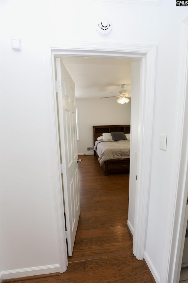 805 Mcrae Rd, Camden, SC 29020 - corridor featuring wood finished floors and baseboards