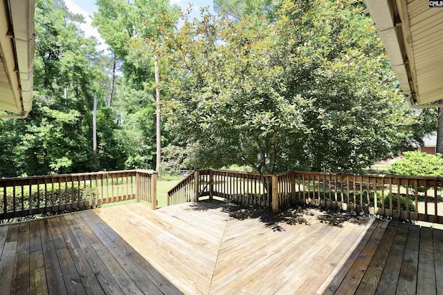 805 Mcrae Rd, Camden, SC 29020 - view of wooden deck