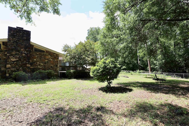 805 Mcrae Rd, Camden, SC 29020 - view of yard with a deck