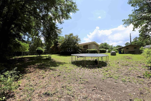 805 Mcrae Rd, Camden, SC 29020 - view of yard featuring a trampoline
