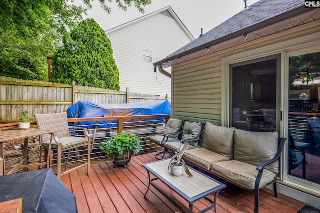 116 Beech Branch Dr, Irmo, SC 29063 - deck with an outdoor living space