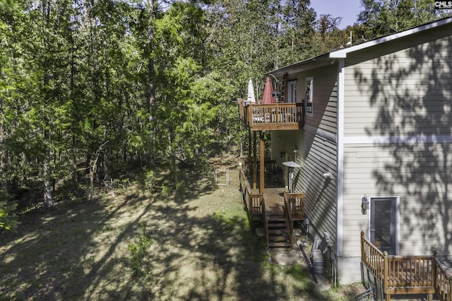 2033 Old Hilton Rd, Chapin, SC 29036 - view of yard with a deck