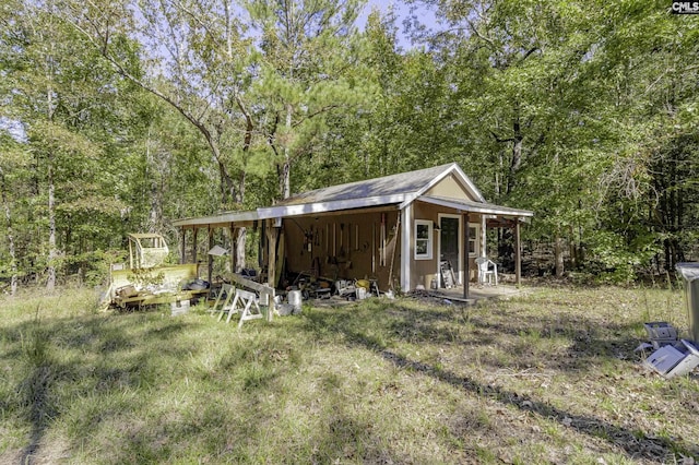 2033 Old Hilton Rd, Chapin, SC 29036 - view of outdoor structure with a wooded view