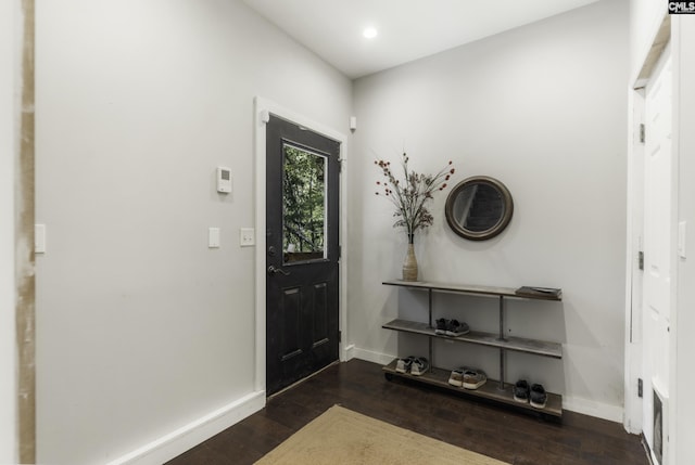 2033 Old Hilton Rd, Chapin, SC 29036 - entrance foyer with hardwood / wood-style floors, baseboards, and recessed lighting