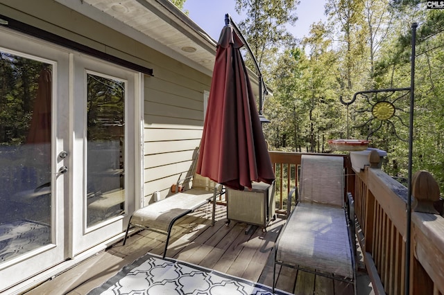 2033 Old Hilton Rd, Chapin, SC 29036 - view of wooden terrace