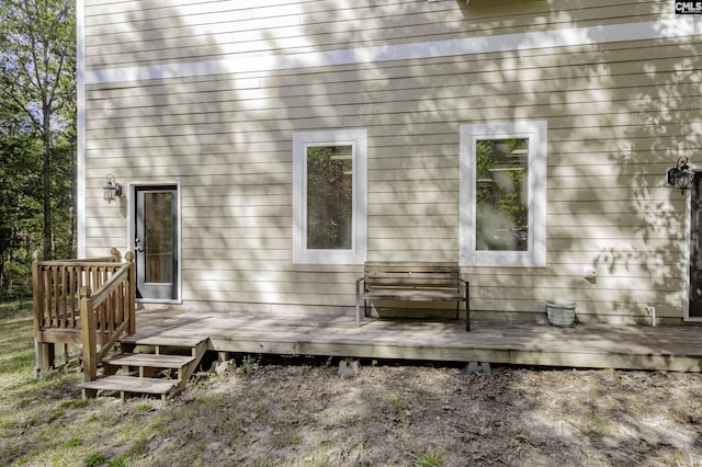 2033 Old Hilton Rd, Chapin, SC 29036 - rear view of property with a deck