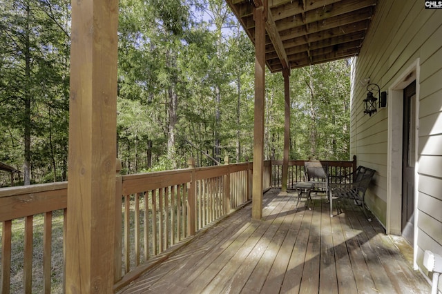 2033 Old Hilton Rd, Chapin, SC 29036 - view of wooden terrace