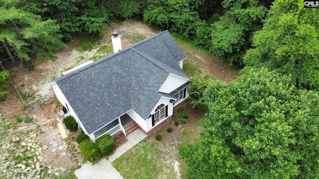 view of subject property