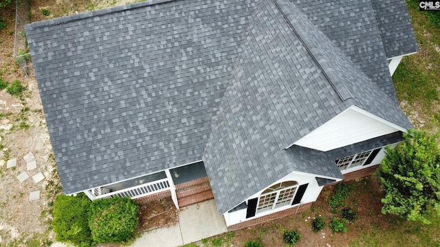 view of subject property