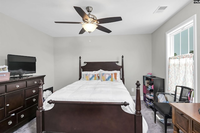 245 Long Iron Ct, West Columbia, SC 29172 - carpeted bedroom featuring an office area and a ceiling fan