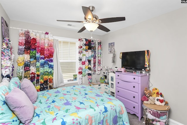 245 Long Iron Ct, West Columbia, SC 29172 - bedroom with carpet flooring and a ceiling fan