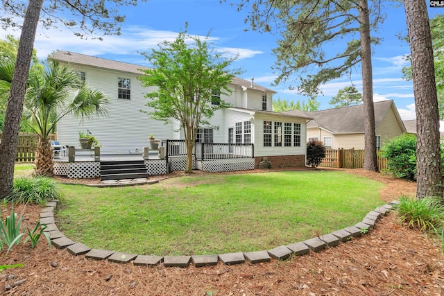 306 Austree Dr, Columbia, SC 29229 - back of property featuring a deck